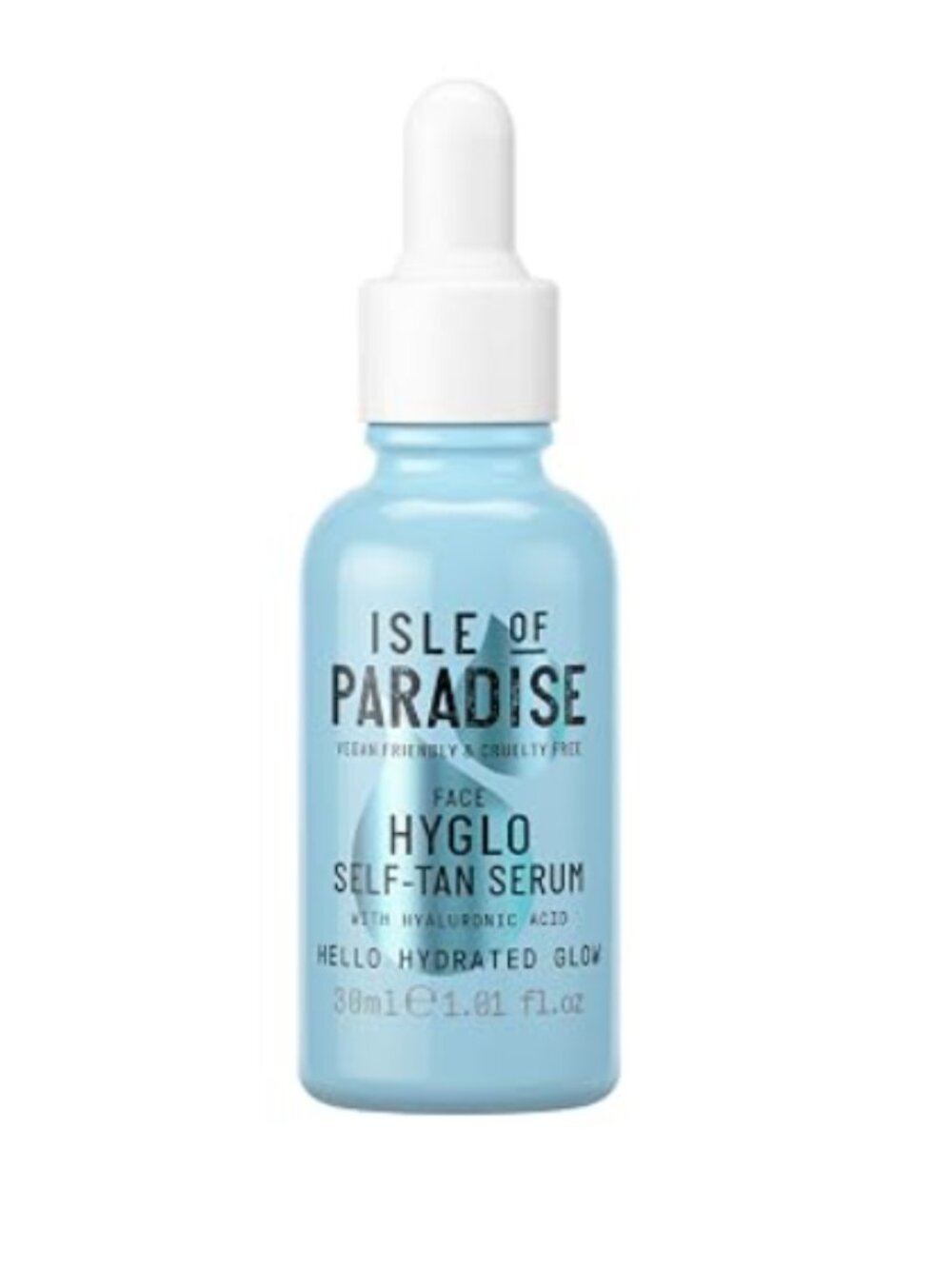 MSRP $32 | Isle of Paradise HYGLO Hyaluronic Self-Tan Face Serum - 30 mL - NWOB